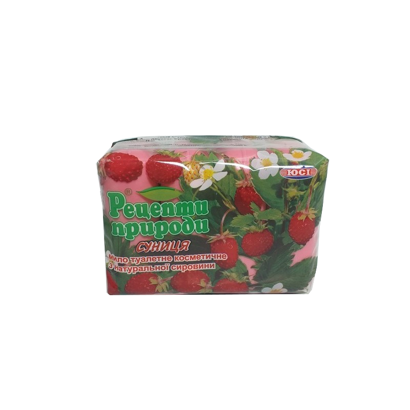 Мило тверде ЮСІ Рецепти природи Cуниця (4х75г) (4820003383346)